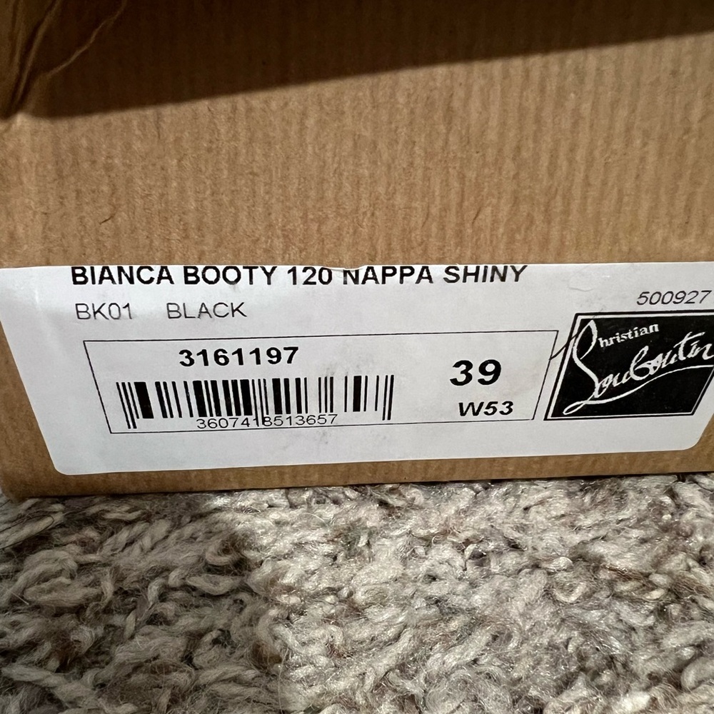 Christian Louboutin Black bianca Boots with High Heel and Sleek Design. - Picture 4 of 5